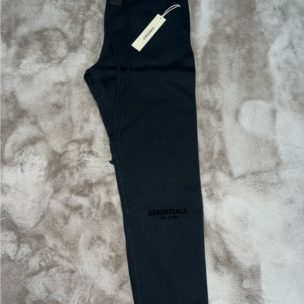 Essentials Black Men's Pants